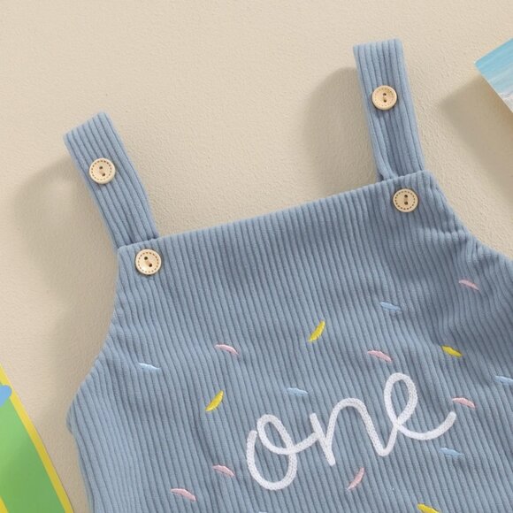 Bluey Romper Bluey Outfit Smash Bluey First Birthday Bodysuit clothes Jumpsuit - Picture 2 of 4